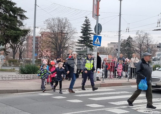 Сливен - урок по безопасност на движението