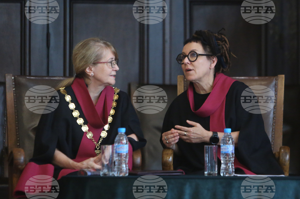 Олга Токарчук - „Доктор хонорис кауза“ - връчване