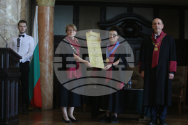 Олга Токарчук - „Доктор хонорис кауза“ - връчване