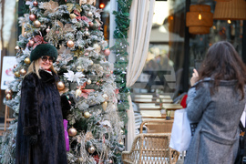 Сърбия - Белград - празнична украса