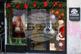 Сърбия - Белград - празнична украса