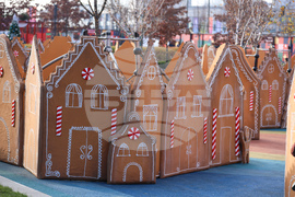 Сърбия - Белград - празнична украса