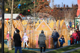 Сърбия - Белград - празнична украса