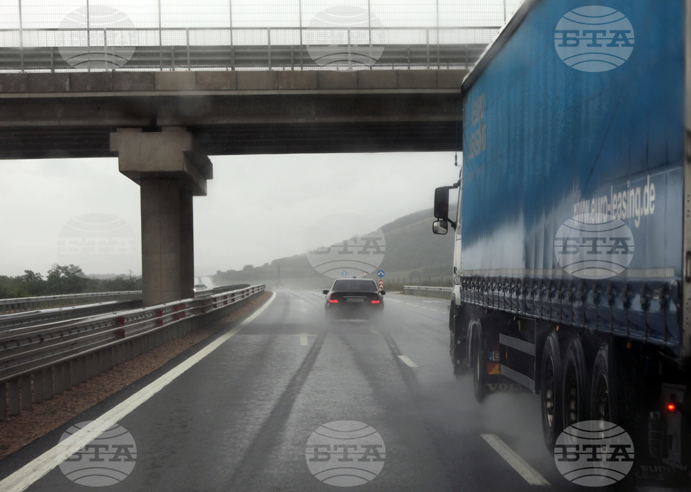 Сливница - магистрала - дъжд