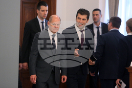 Кирил Петков - Олаф Шолц - среща