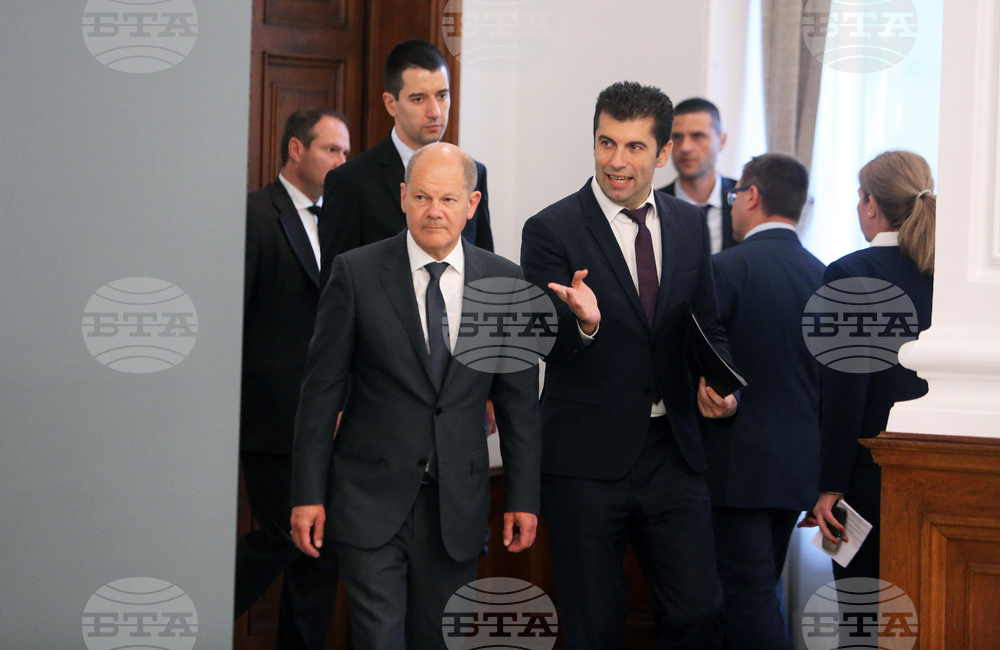 Кирил Петков - Олаф Шолц - среща