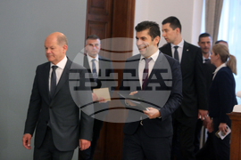 Кирил Петков - Олаф Шолц - среща