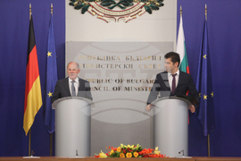 Кирил Петков - Олаф Шолц - среща