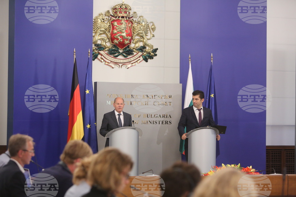 Кирил Петков - Олаф Шолц - среща