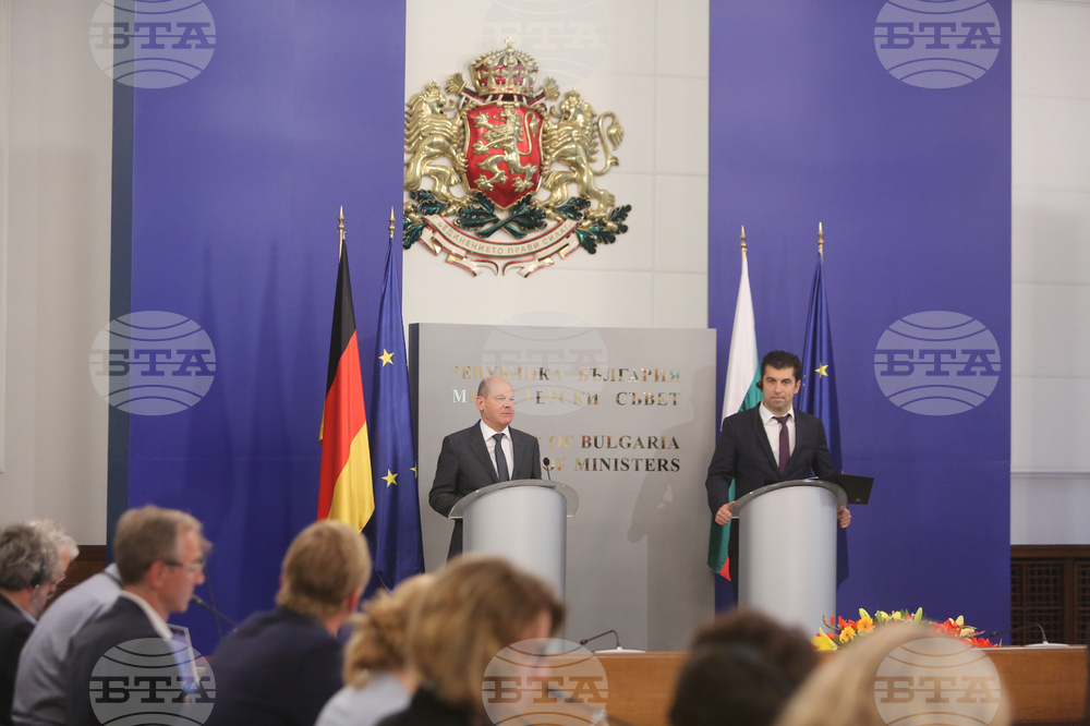 Кирил Петков - Олаф Шолц - среща