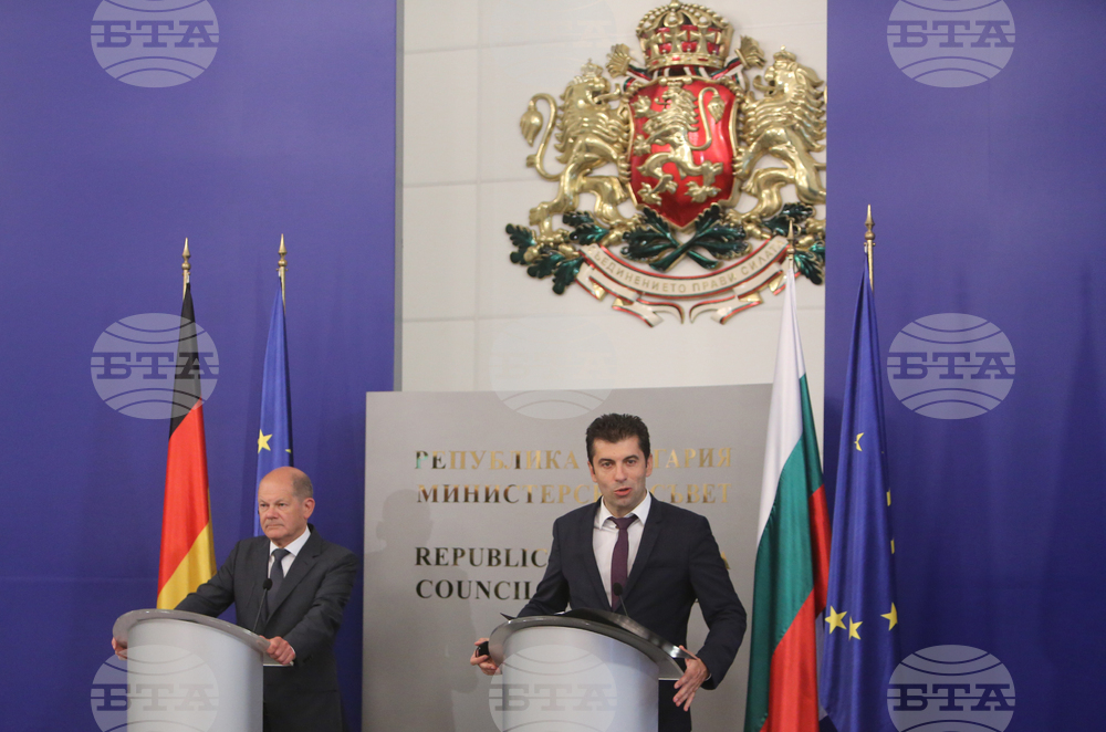 Кирил Петков - Олаф Шолц - среща