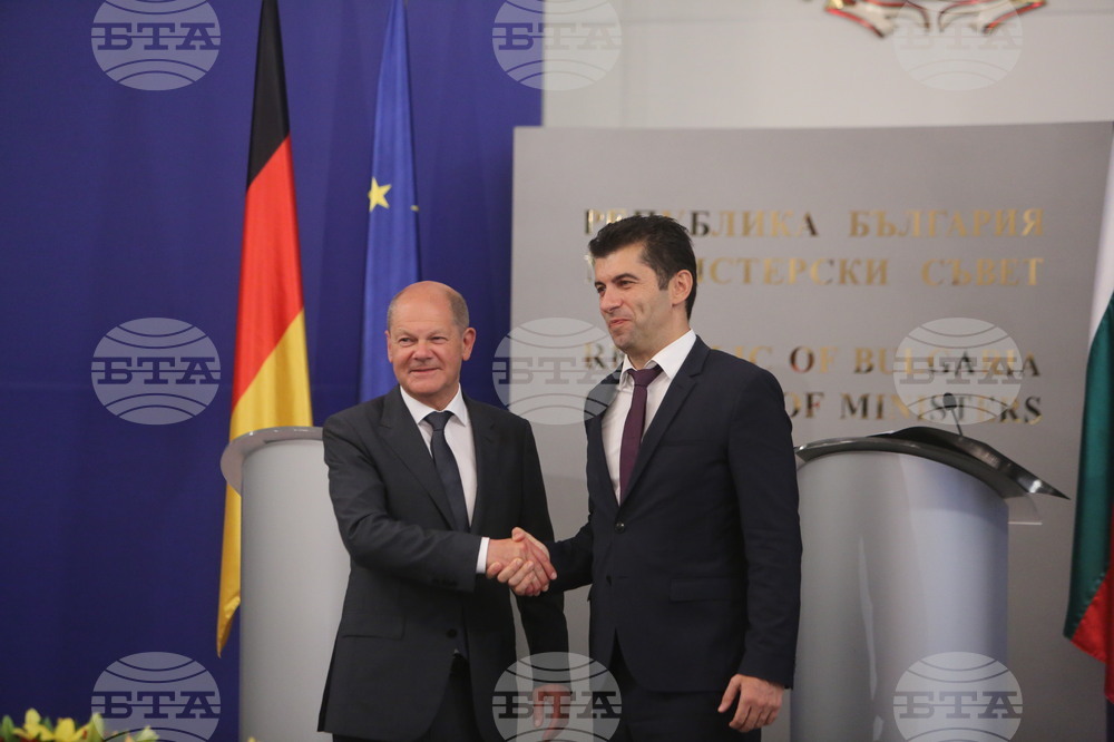 Кирил Петков - Олаф Шолц - среща