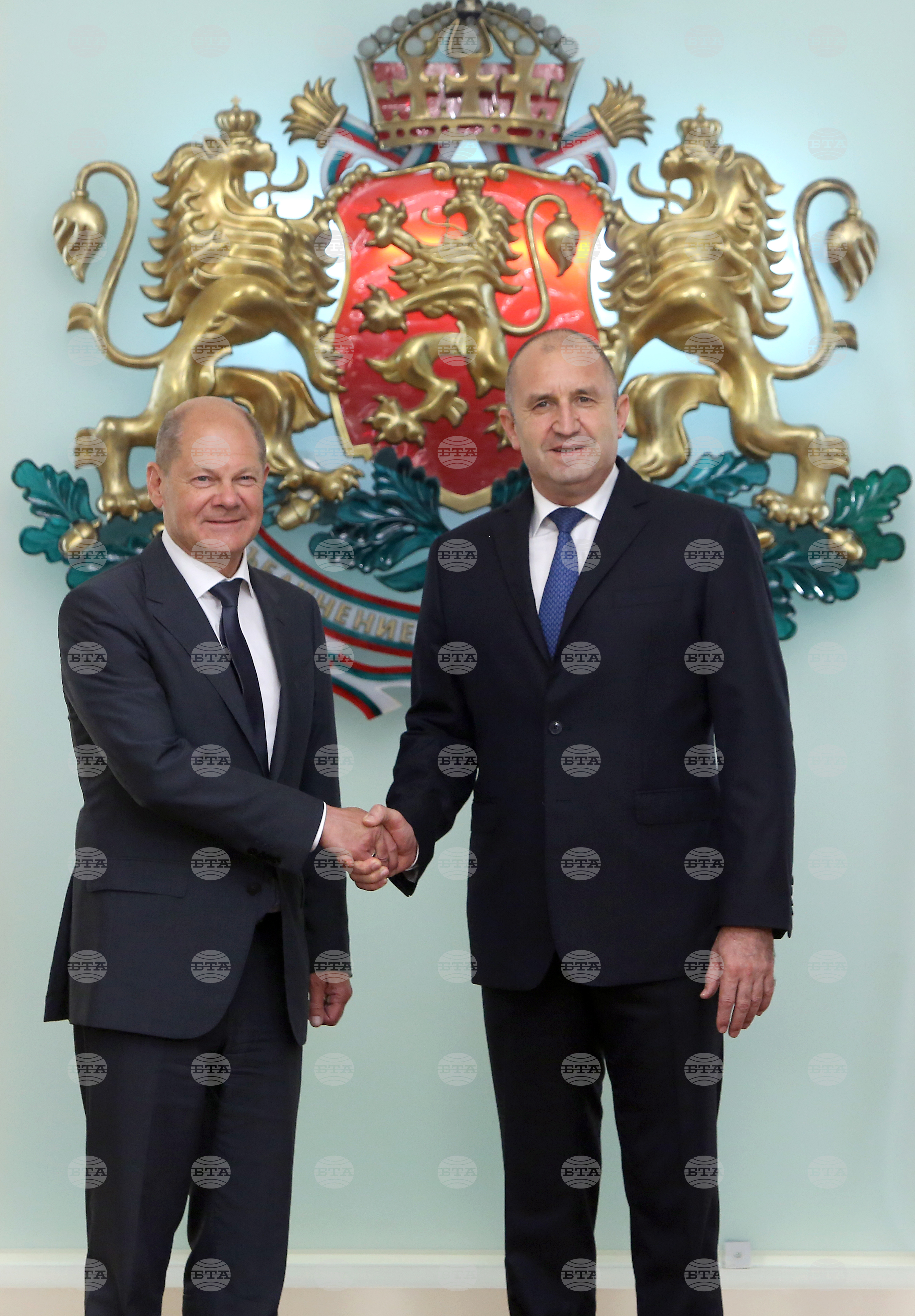 Румен Радев - Олаф Шолц - среща