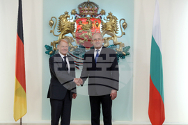 Румен Радев - Олаф Шолц - среща