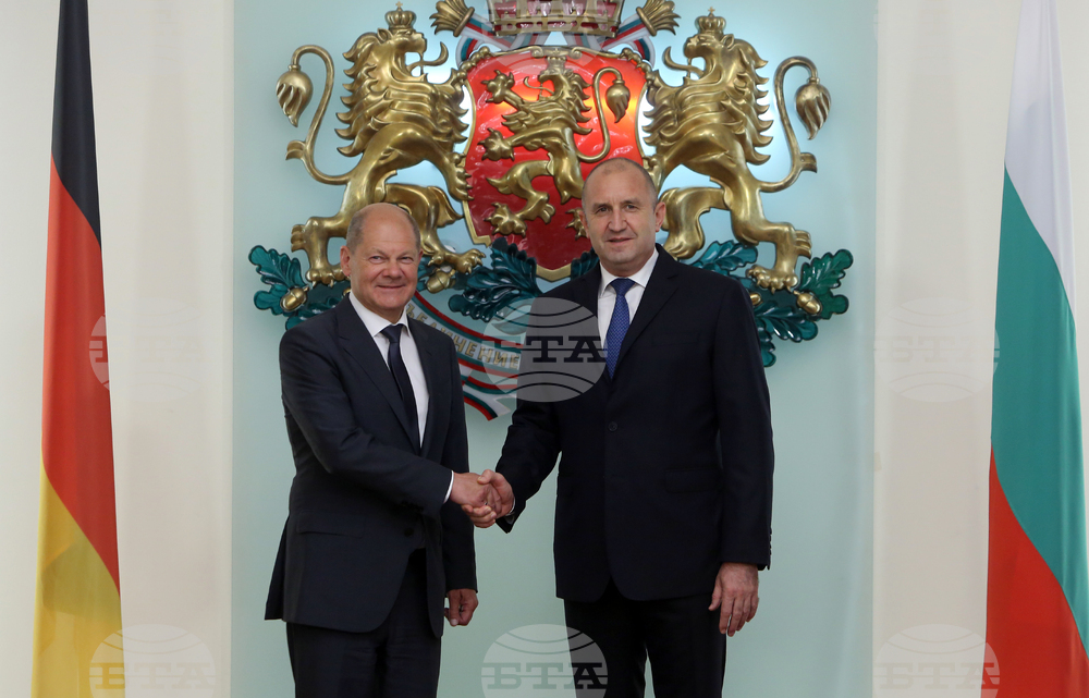 Румен Радев - Олаф Шолц - среща