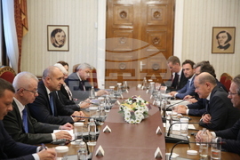 Румен Радев - Олаф Шолц - среща