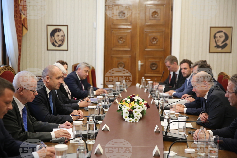 Румен Радев - Олаф Шолц - среща