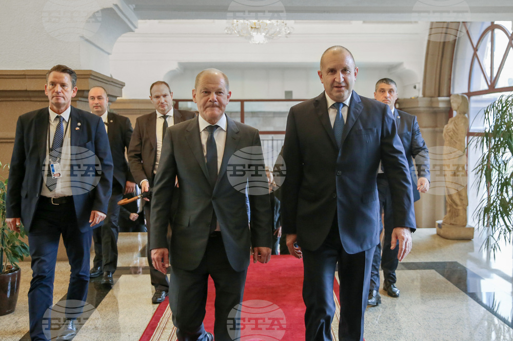 Румен Радев - Олаф Шолц - среща