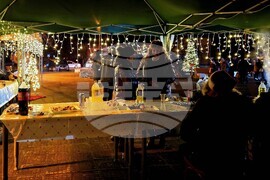 Село Антимово - коледна елха - светлини
