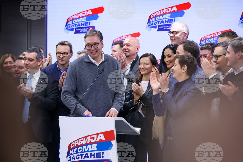 Сърбия - парламентарни и местни избори - Александър Вучич - пресконференция
