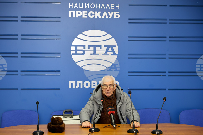 Национален пресклуб на БТА Пловдив - Валентин Чолаков - пресконференция