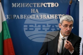 Министерството на здравеопазването - пресконференция - осигуряване на въздушни превози