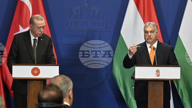 Отбранителната индустрия и енергетиката бяха акцент при срещата на Ердоган и Орбан в Истанбул 