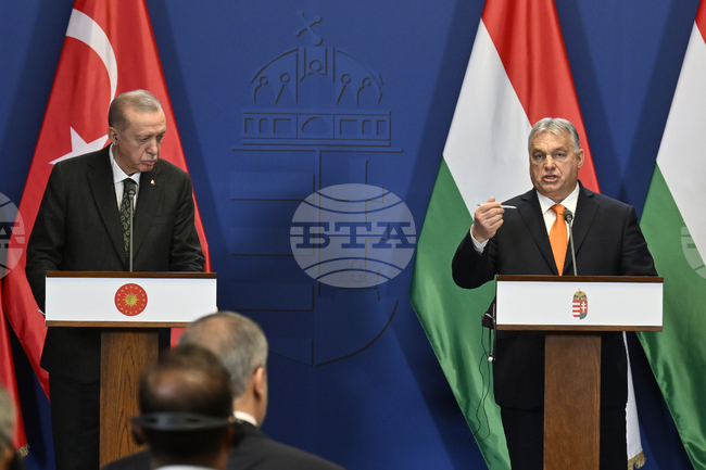 Отбранителната индустрия и енергетиката бяха акцент при срещата на Ердоган и Орбан в Истанбул 