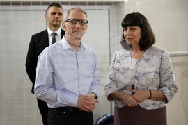 СУ „Акад. Никола Обрешков“ - министри - посещение