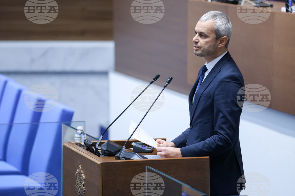 Парламент - заседание - Костадин Костадинов