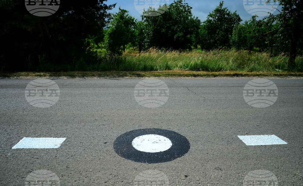 Село Лудогорци - маркери - ортофото заснемане