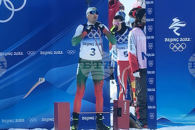 Владимир Илиев завърши 31-и в спринта 
на 10 км по биатлон в Пекин, 
двама братя се качиха на подиума
