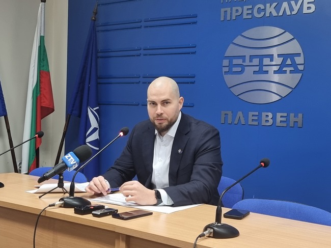 Пресконференция на председателя на Общински съвет - Плевен доц. Иван Малкодански