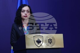 Косово - президент - посещение - пресконференция