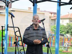 Йордан Йовчев, кметът Илко Стоянов и Александър Личев откриха новоизградена стрийт фитнес площадка в Благоевград