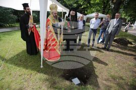 Минно - геоложки университет - храм - първа копка