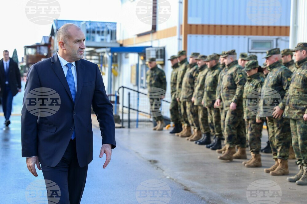 President Radev Visits NATO Force Base in Kosovo