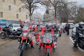 Разград - Коледно каране - мотористи