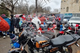 Разград - Коледно каране - мотористи