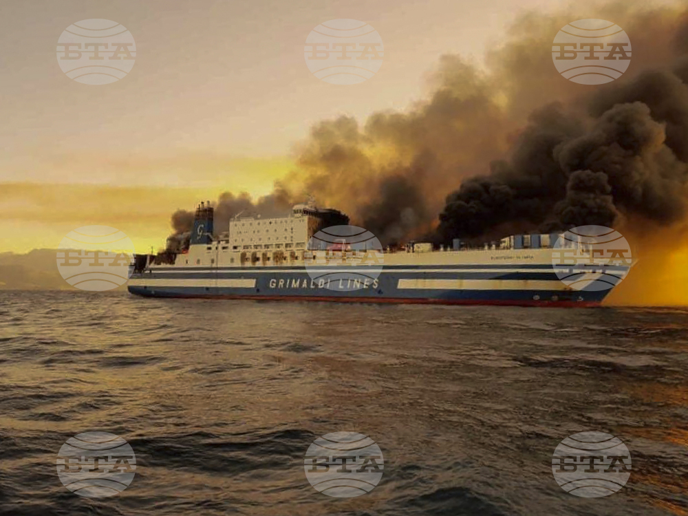 At Least Seven Bulgarians Missing after Ferry Fire in Ionian Sea