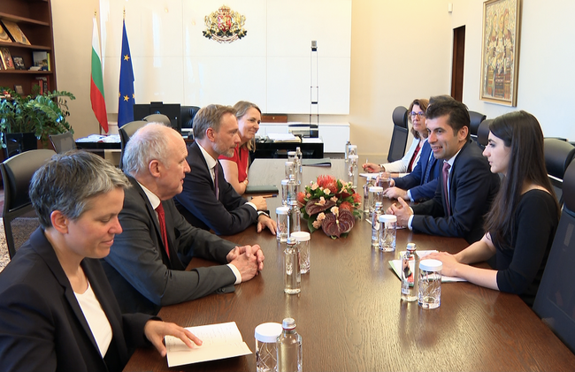 Кирил Петков - Кристиан Линднер - среща