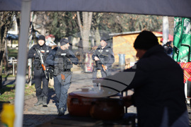 Благоевград - градска градина - полицейски патрул