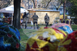Благоевград - градска градина - полицейски патрул