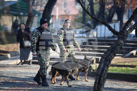 Благоевград - градска градина - полицейски патрул
