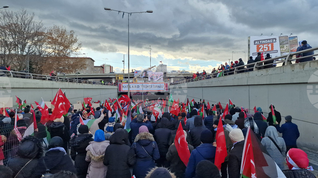 Турция - „Голям поход за Газа“ - демонстрация