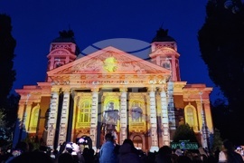 "Disney+" - начало - 3D мапинг шоу