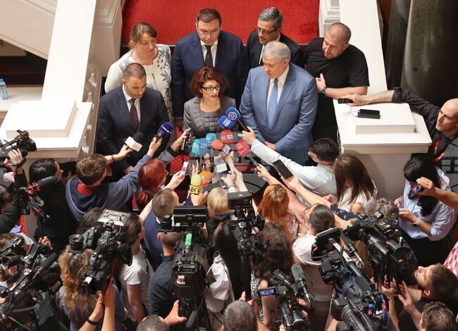 Парламент - ГЕРБ-СДС - пресконференция