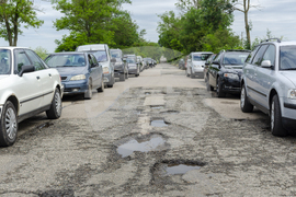 Добрич - път - протест – Снимка: Александра Антонова