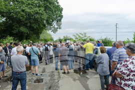 Добрич - път - протест – Снимка: Александра Антонова