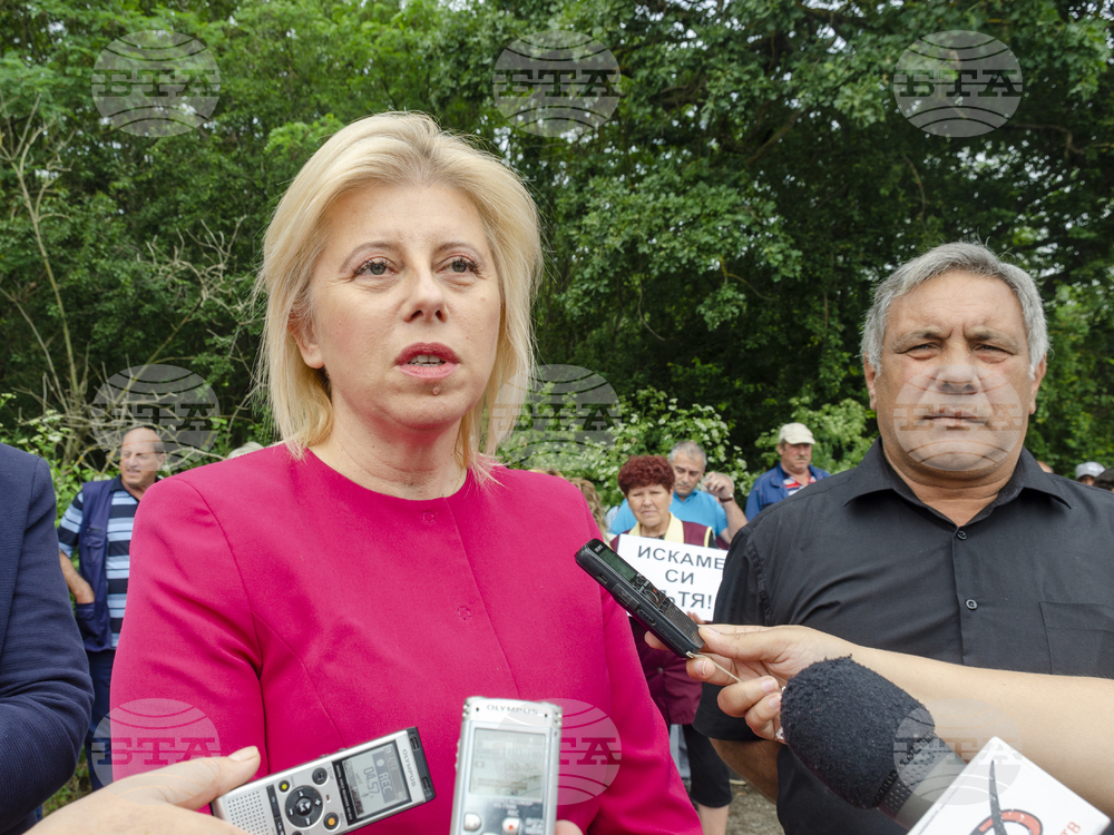 Добрич - път - протест - Соня Георгиева – Снимка: Александра Антонова